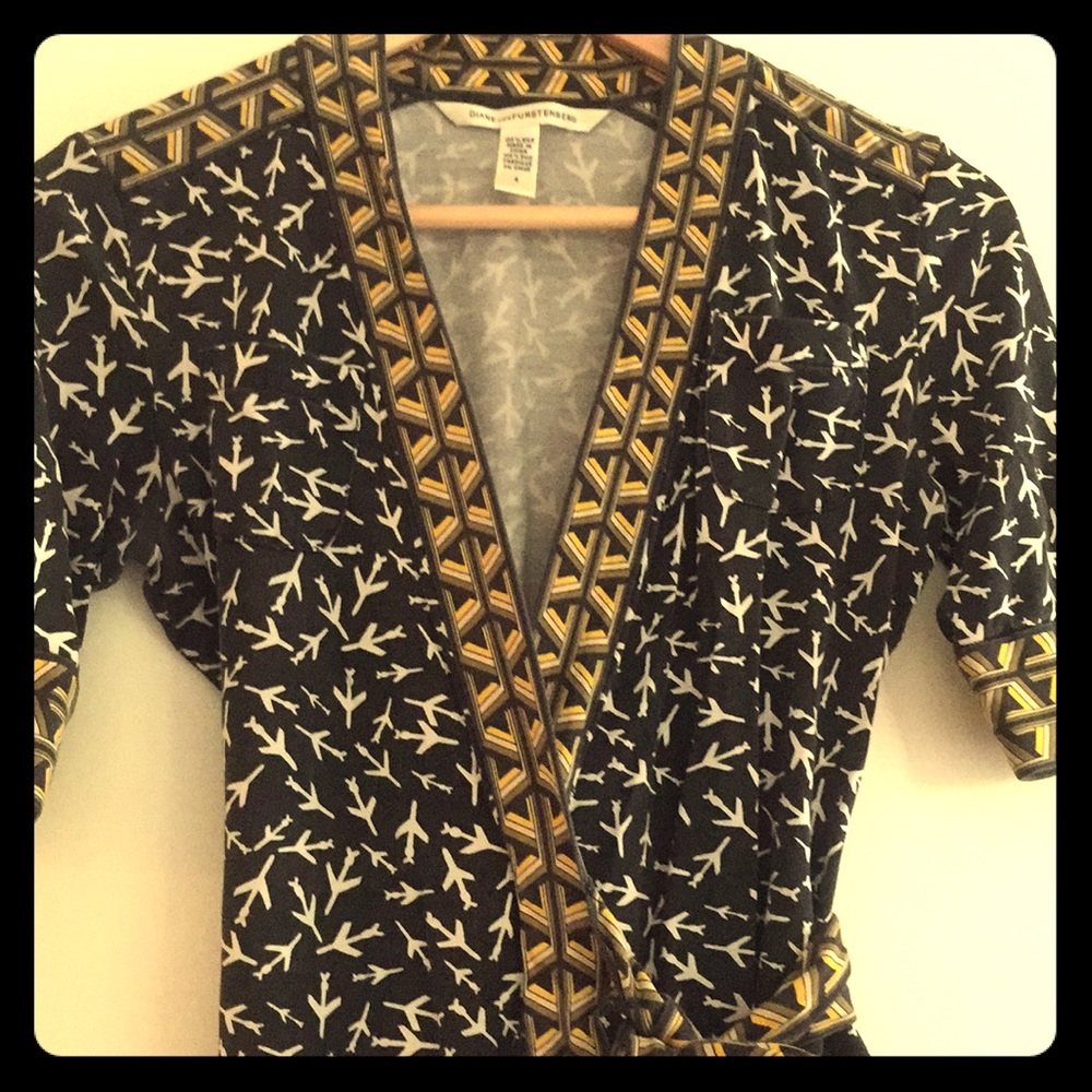 Diane von Furstenberg wrap top